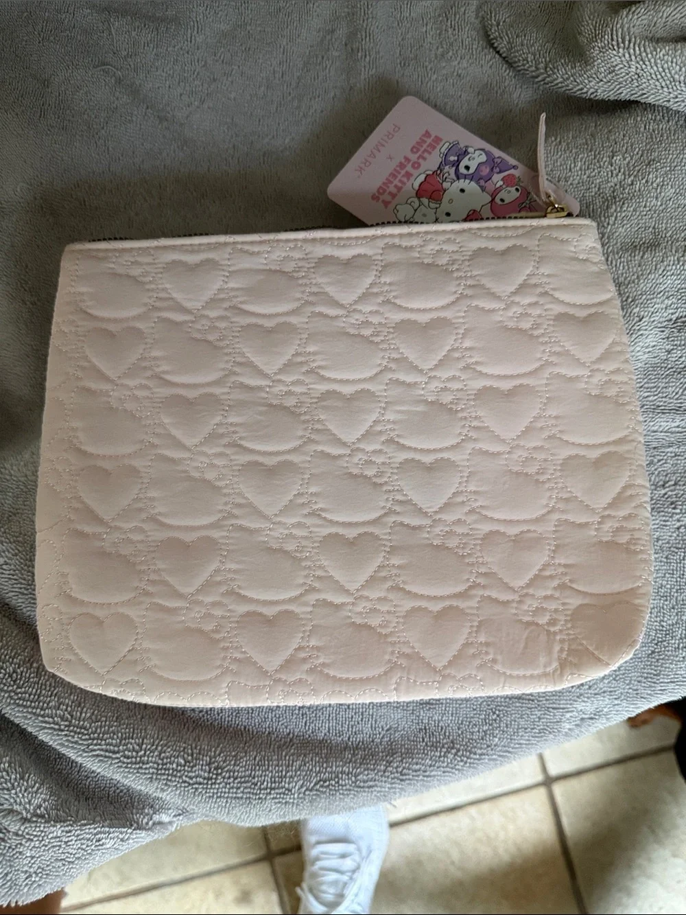 Primark Hello Kitty Quilted Pink Kids Pouch